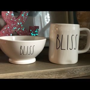 Rae Dunn “BLISS” cereal & mug